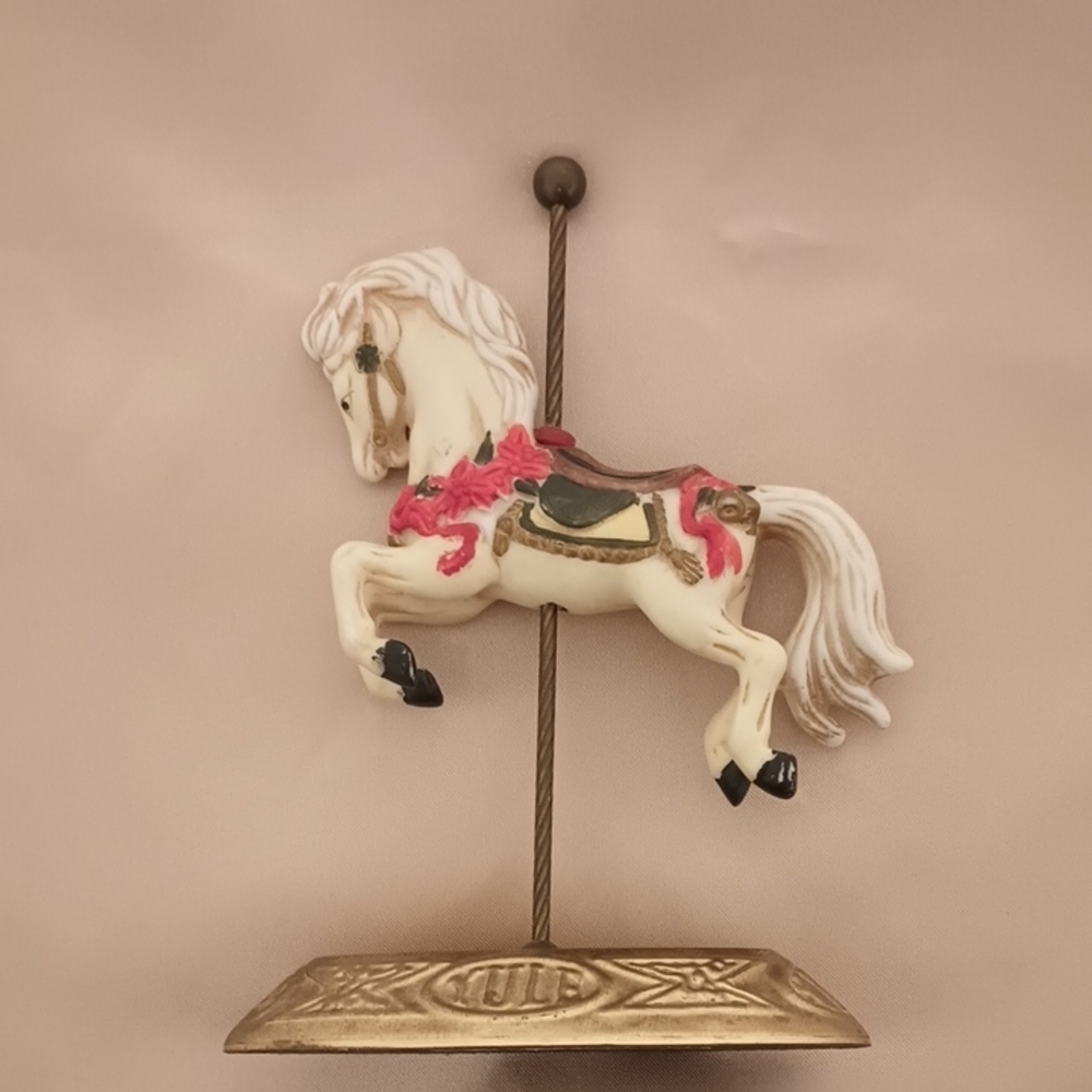 Elegant Carousel Horse House Of Loyd 1990 Holiday Decor